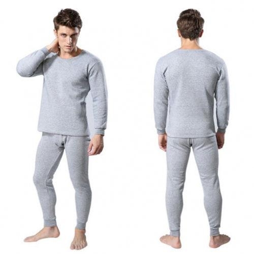 Men's 2-Piece Cotton Thermal Set with Shirt & Pants - Image 5