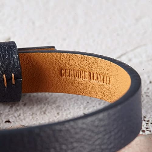 Custom Leather Bracelet Roman Numerals, Valentine Gifts for Boyfriend - Image 5