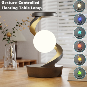 Levitating RGB Lamp – Wireless Charging, Hand-Wave Control & Modern Design