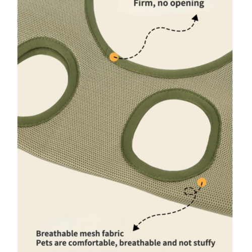 Cat Grooming Restraint Bag with Hammock - Image 3