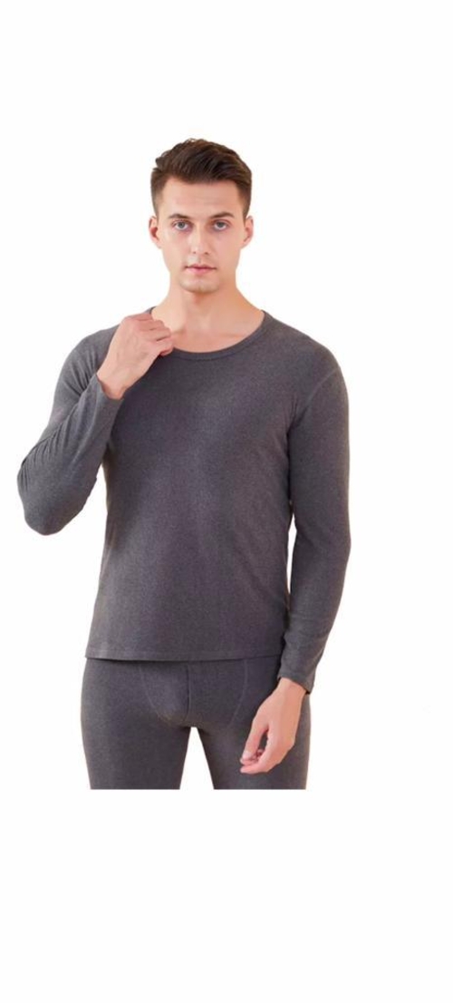 Men's 2-Piece Cotton Thermal Set with Shirt & Pants - Image 3