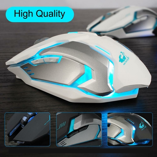 Ninja Dragon Stealth 7 Wireless Silent LED Gaming Mouse - Image 5