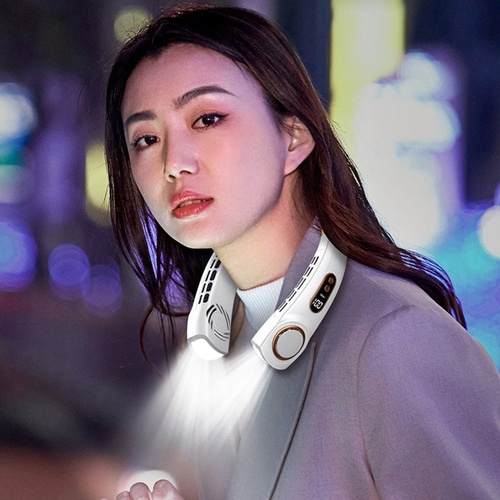 LED Glow Wearable Neck Fan – Hands-Free Cooling Breeze ❄️🌈 - Image 5