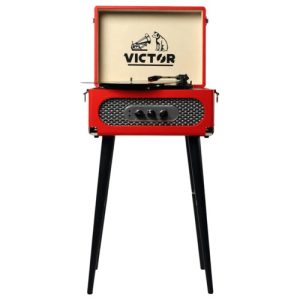 Victor Andover 5-in-1 Music Center with Chair-Height Legs and