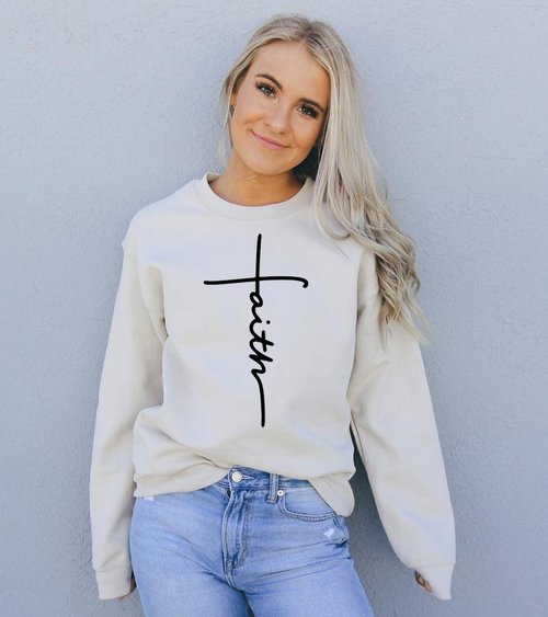 Unshakable Faith Graphic Sweatshirt