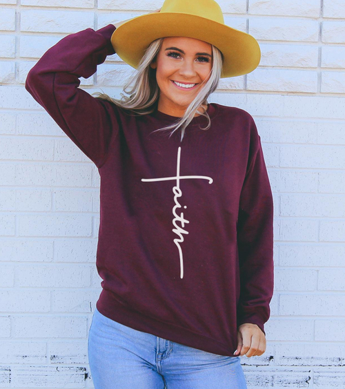 Unshakable Faith Graphic Sweatshirt - Image 2