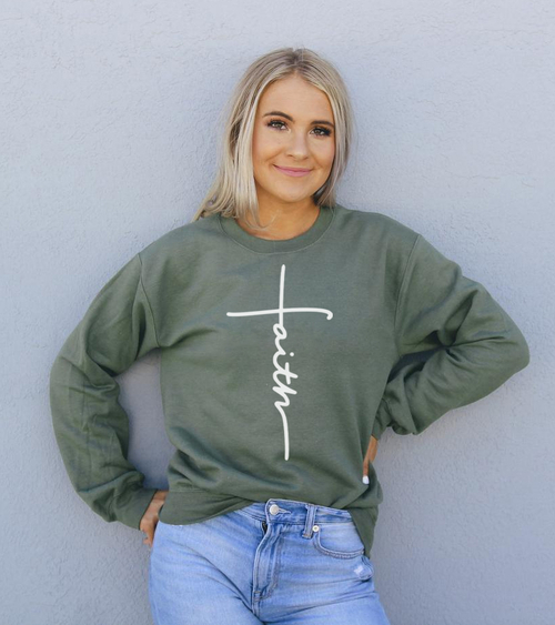 Unshakable Faith Graphic Sweatshirt - Image 3