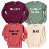 Unshakable Faith sweatshirt in maroon with bold white text, perfect for inspiring faith and confiden.