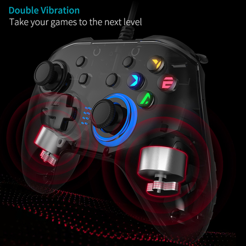Wired Gaming Controller Joystick Gamepad with Dual-Vibration - Image 4