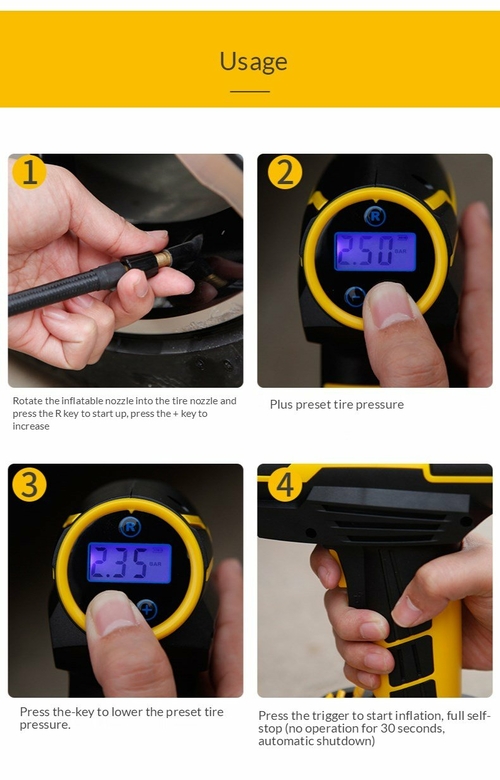 Smart Portable Tire Inflator Air Pump 🚗💨 - Image 7