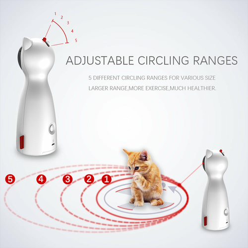PurrChase Smart Automatic LED Laser Cat Toy - Image 2
