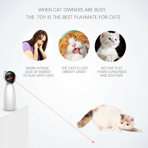 PurrChase Smart Automatic LED Laser Cat Toy - Image 3