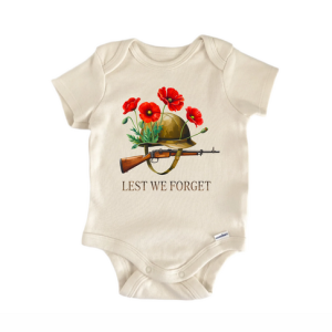 Lest We Forget Memorial Day Baby Bodysuit