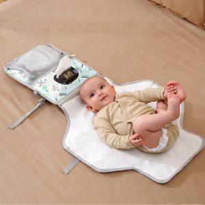 Waterproof Travel-Ready Foldable Baby Changing Pad for On-the-Go Parents