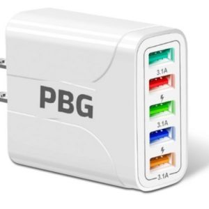 PowerGear XtraFast 5-Port Wall Charger – 2-Pack.
