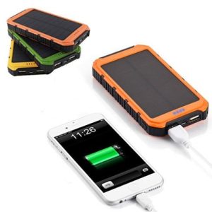 RoamCharge 6000mAh Solar Power Bank – Dual USB, Flashlight & Rugged Design