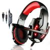 G9000 gaming headset with light mic and stereo earphones for immersive gaming.